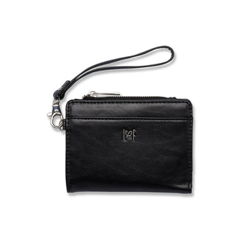 Portafoglio nero da donna Lora Ferres, Borse e accessori Donna, SKU b541000818, Immagine 0
